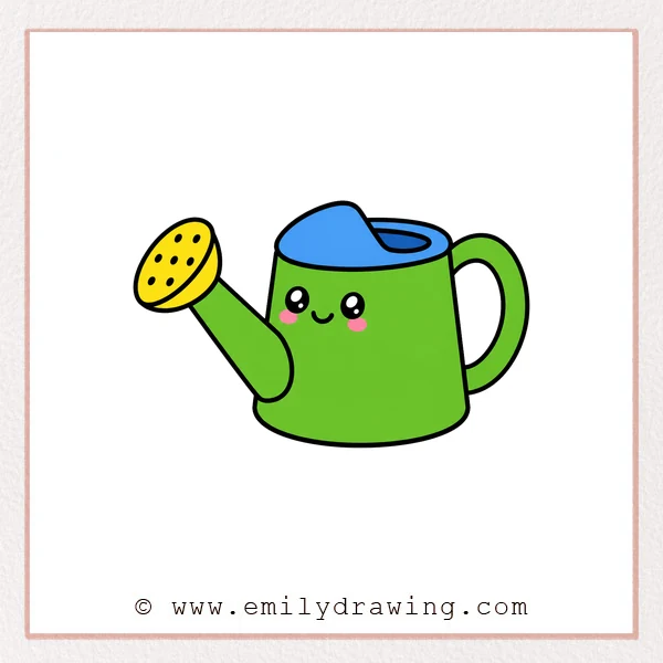 Preview of Watering Can drawing